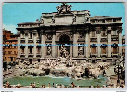 D313623 Roma. Fountain of Trevl. Kodak Ektachrome. PM Roma Fiumicino Aereoporto.