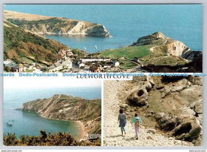 D318955 Dorset. Lulworth Cove. Cove from Dorset Coath Path. Delpool Picture Libr
