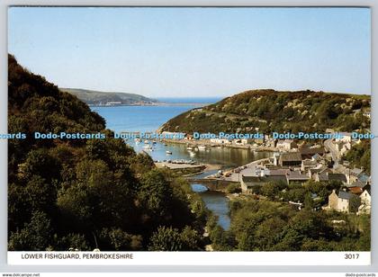 D321860 Pembrokeshire. Lower Fishguard. Plaindealings. Pembrokeshire Eye Postcar