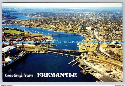 D327519 Fremantle Harbour. Australian Souvenirs Pty Ltd. 1987