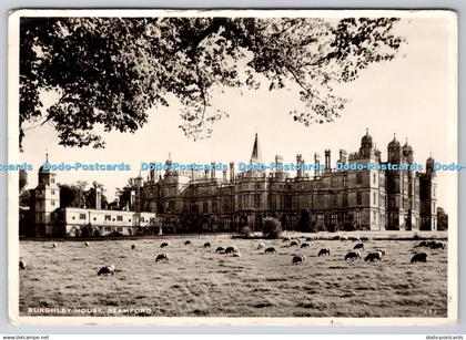 D332005 Stamford. Burghley House. Postcard