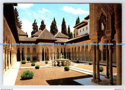 D338932 Granada. Alhambra. Lions Court. Postales Granada
