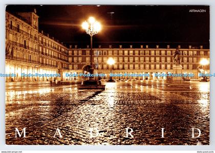 D339774 Madrid. Plaza mayor. Szuan Barce. Artimagen. Madrid Sepia