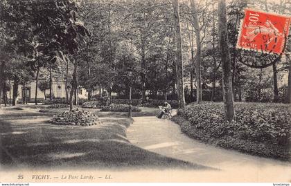 France 1912 Vichy Parc Lardy Park vintage postcard