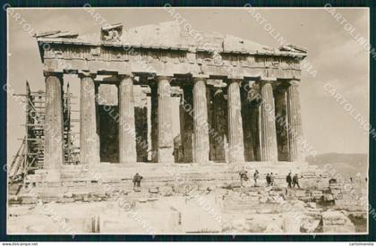 Grecia Greece Athens Real Photo postcard cartolina MT0050