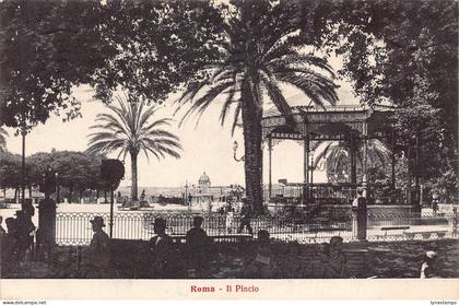 Italy 1926 Roma Rome Il Pincio vintage postcard