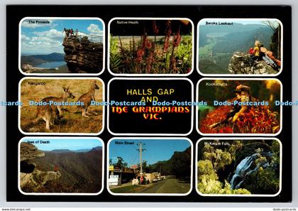 L340483 Halls Gap and The Grampians Main Street Rose Stereograph Multi View