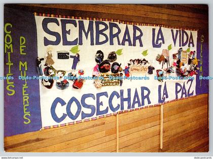 L343559 Banderola Hecha por Los Comites de Mujeres Hermanas PM Farnborough Hants