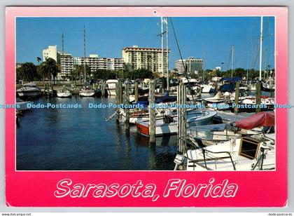 L343708 Sarasota Florida The Sarasota Skyline as Seen From Marina Jack and Islan