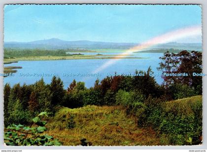 L351444 Co. Fermanagh. Rainbow Over Lough Erne. The N. P. O. Belfast. T. Mcllroy