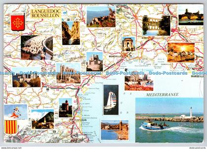 L358656 Languedoc Roussillon Map Dino 1991 Multi View