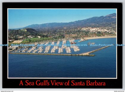 L363073 A Sea Gull View of Santa Barbara Santa Barbara Scenics Art Locker 1987