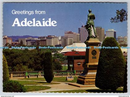 L374648 Greetings from Adelaide View of Adelaide from Light Vision S A Terry Cas