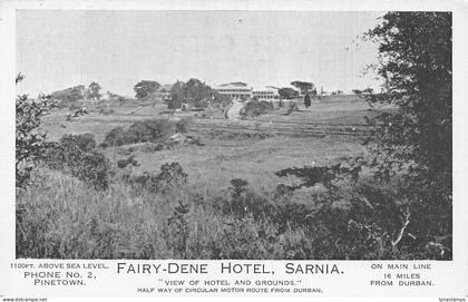 L542 South Africa Fairy-Dene Hotel Sarnia vintage postcard