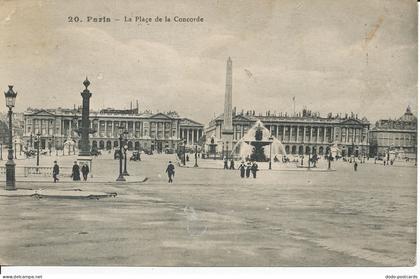 PC31762 Paris. La Place de la Concorde. No 20. 1963