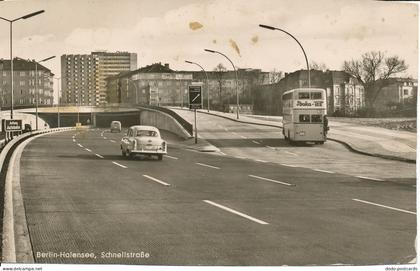 PC32358 Berlin. Halensee. Schnellstrasse. Kunst und Bild