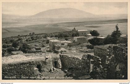 PC41085 Nazareth. Naim Near Nazareth and Mount Tabor. B. Hopkins