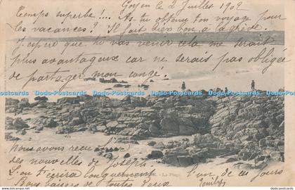 R007308 Audierne La Plage 1902