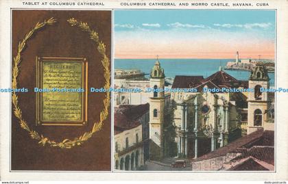 R011164 Tablet at Columbus Cathedral Columbus Cathedral and Morro Castle Havana