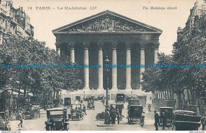 R014805 Paris. The Madeleine Church. No 19. B. Hopkins