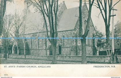 R017270 St Anns Parish Church Anglican Fredericton N B Warwick Bros
