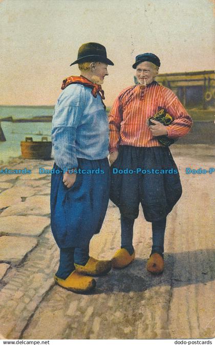 R018703 Old Postcard. A Mens Talk. Photochromie. 1911