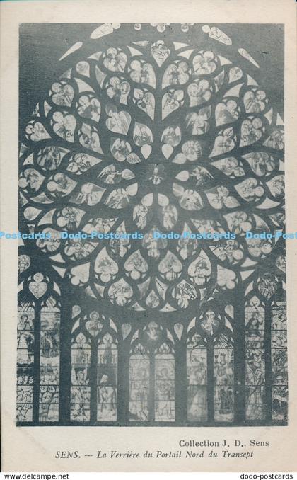 R021199 Sens la Verriere du Portail Nord du Transept