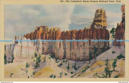 R021264 The Cathedral Bryce Canyon National Park Utah C T Art Colortone