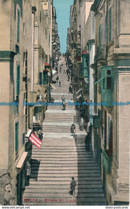 R023892 Malta. Strada St. Lucia. B. Hopkins
