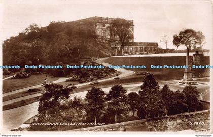 R043373 Nottingham Castle Nottingham Valentine No G5820 RP 1949