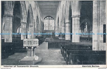 R049876 Interior of Tamworth Church Carrick 1918
