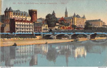 R051758 Pau Le Chateau vu de Jurancon LL No 23