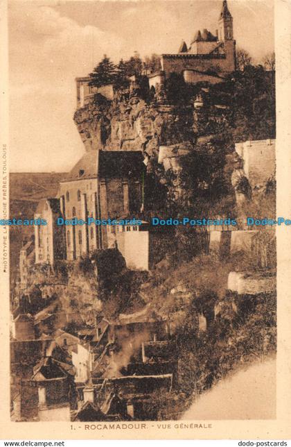 R085421 Rocamadour. Vue Generale