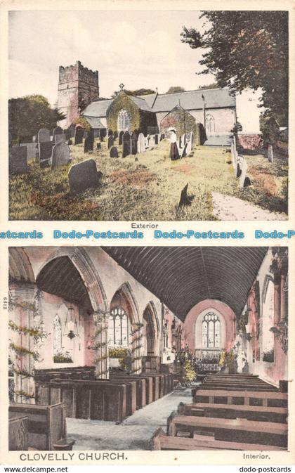 R096668 Clovelly Church. Peacock