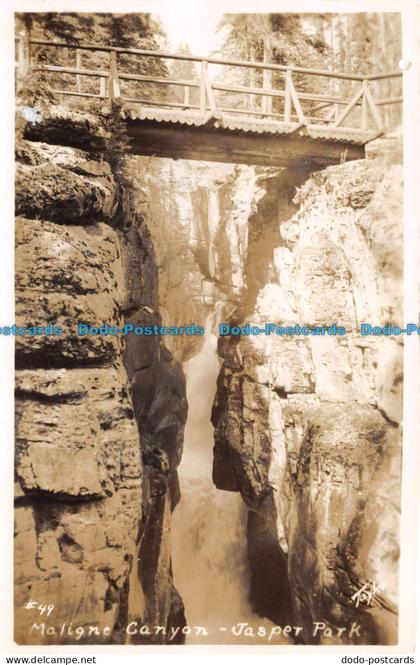 R136414 Maligne Canyon. Jasper Park. G. Morris Taylor