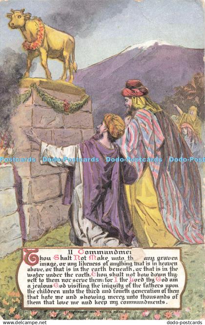 R196837 II Commandmer Thou Shalt Not Make unto the many graven The Rose TRG