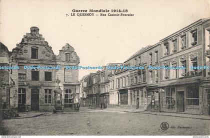 R201852 Guerre Mondiale 1914 18 7 Le Quesnoy Rue Casimir Fournier Hautmont