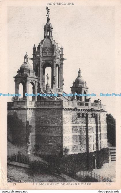 R240165 Bon Secours Le Monument de Jeanne D Arc LL 17 Levy Fils Paris