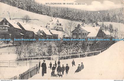 R290350 Wildemann im Harz im Winter Richard Wildemann i H 1909 1911