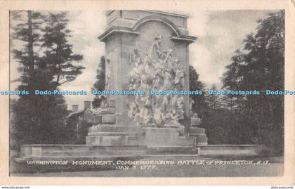 R292359 Washington Monument Commemorating Battle of Princeton N J The Eagle Post