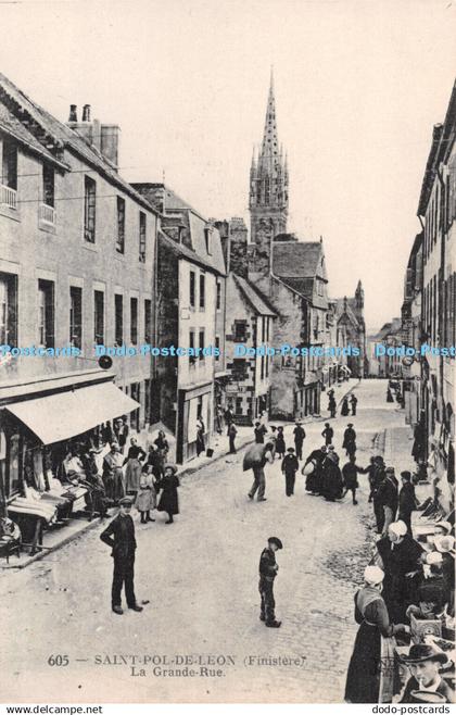 R299314 Saint Pol de Leon Finistere La Grande Rue Neurdein Freres