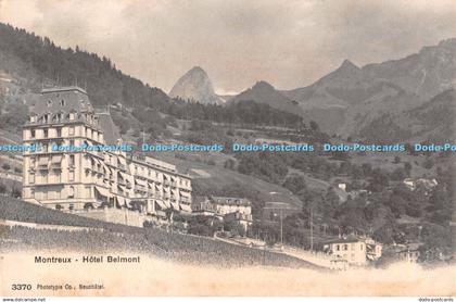 R356569 Montreux Hotel Belmont 3370 Phototypie 1906