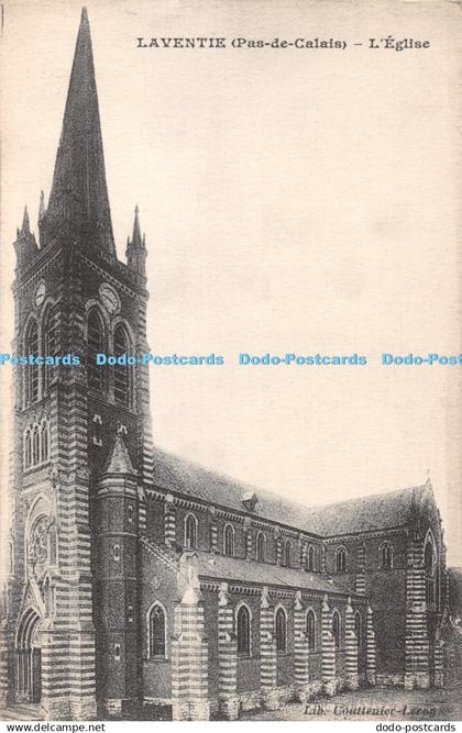 R360192 Laventie Pas de Calais L Eglise Lib Couttenier Leroy Impr Edia Versaille