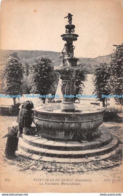 R367881 Saint Jean Du Doigt Finistere La Fontaine Miraculeuse Imp Phot Neurdein