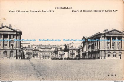 R428155 Versailles Cour dHonneur Statue de Louis XIV Court of Honour Statue of L