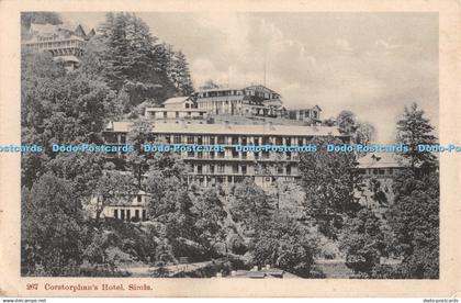 R457614 Simla Corstorphan Hotel Works of India Views of India Series
