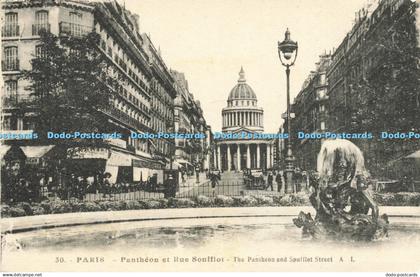 R613895 30 Paris Pantheon et Rue Soufflot Pantheon and Soufilot Street A L A Lec
