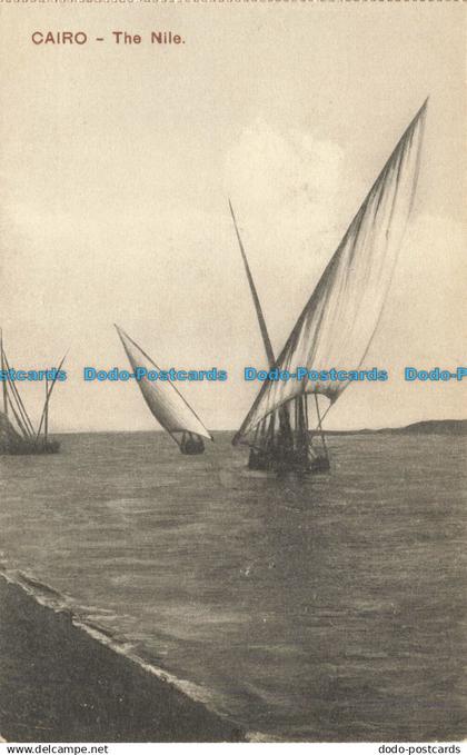 R656269 Cairo. The Nile. Cairo Postcard Trust. Serie 597