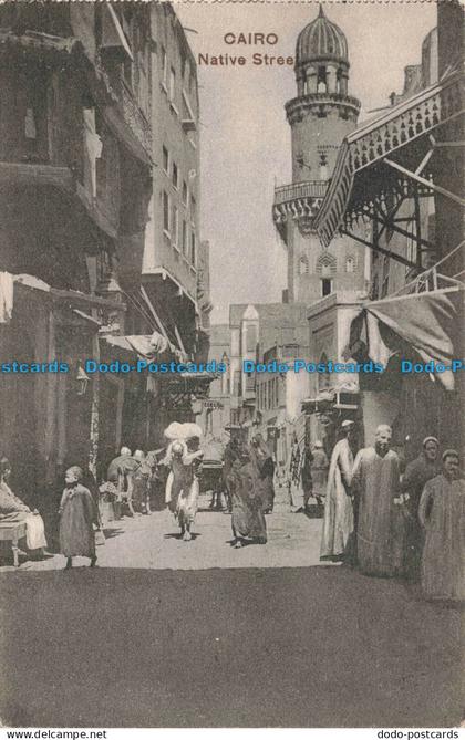 R676455 Cairo. Native Street. The Cairo Postcard Trust. Serie. 597