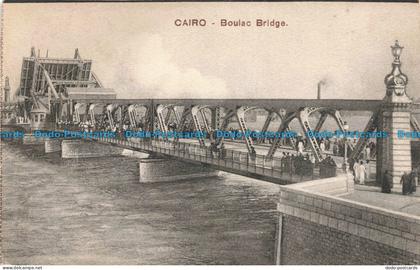 R678590 Cairo. Boulac Bridge. Cairo Postcard Trust. Serie 597